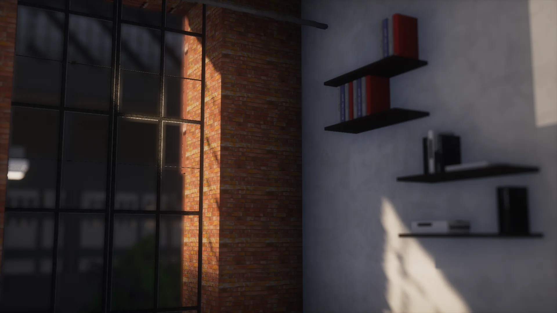 Compbuild Textures — interior lighting and brick